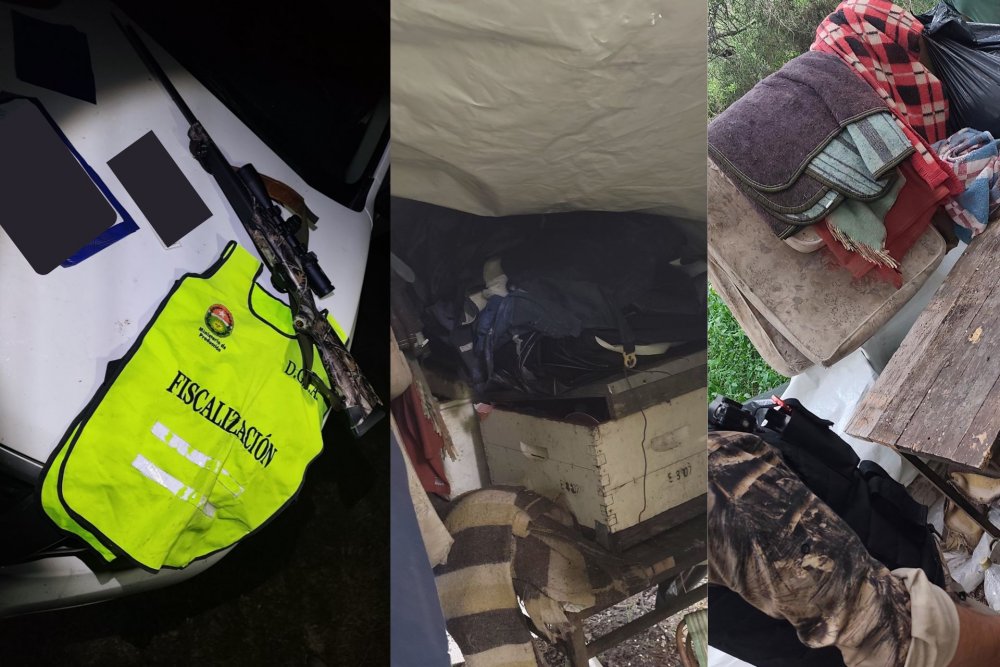 Se realizó un procedimiento por caza ilegal en un área protegida de la provincia