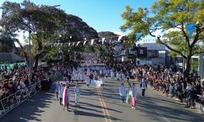 Acto central y desfile cívico militar por el 216º Aniversario de la Revolución de Mayo