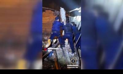 Desarme de construcción precaria utilizada para actividades ilícitas