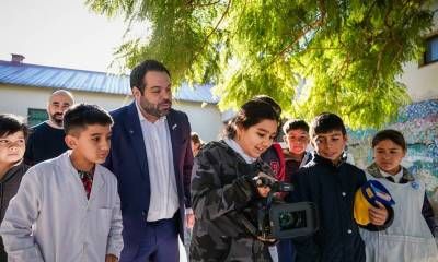 El programa "Un día de película" acercó talleres y cine a una escuela rural entrerriana