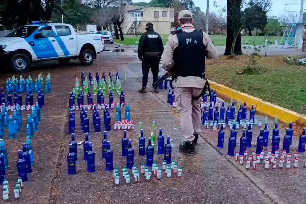 Prefectura frustró contrabando de jarabe y bebidas alcohólicas en el río Uruguay por más de $6,4 millones