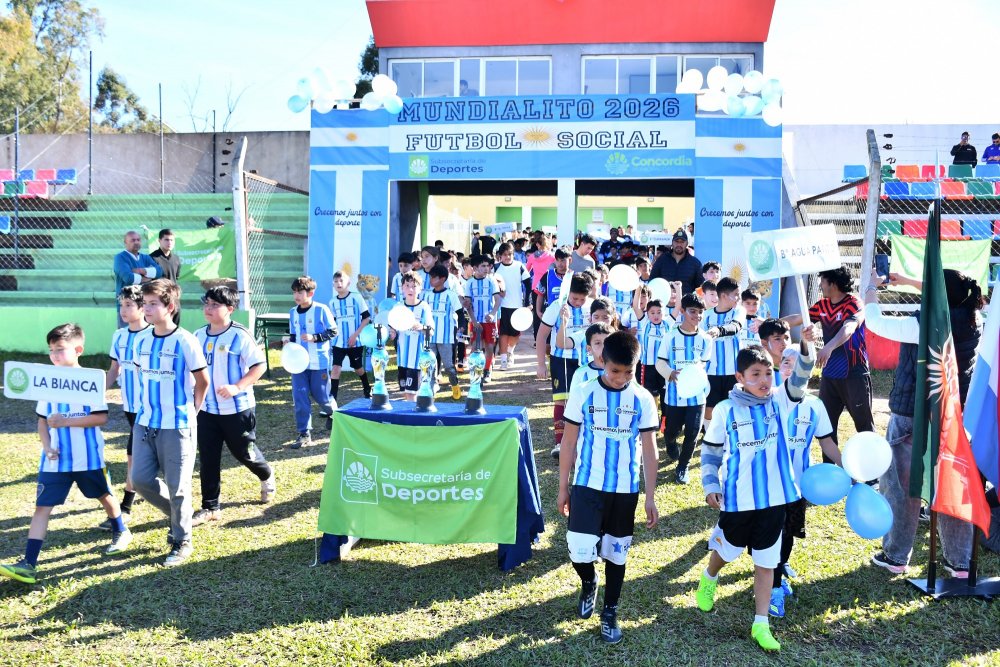 Con la participación de 500 niños comenzó el 