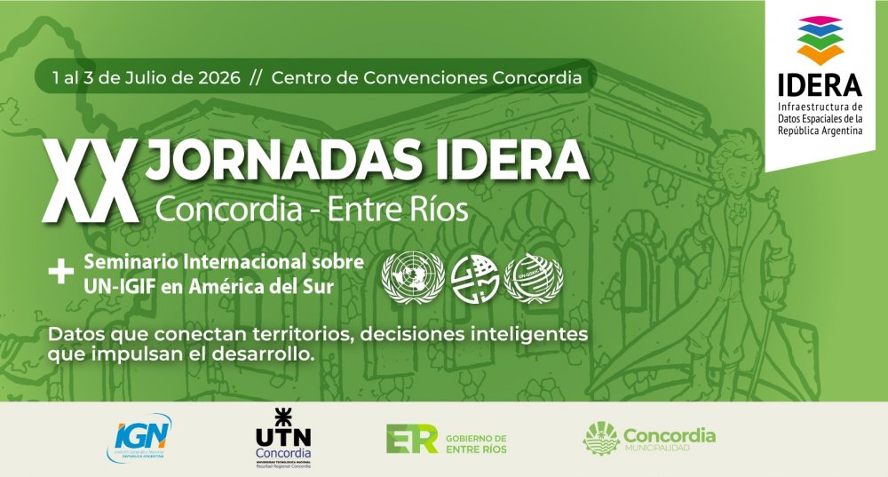 Este miércoles comienzan en Concordia las xx jornadas IDERA 2026