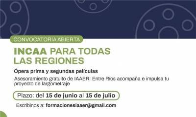 El Iaaer brindará asesoramiento gratuito a realizadores audiovisuales de la provincia que participen de una convocatoria del Incaa