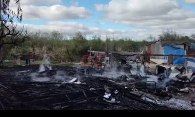 Un incendio destruyó una casa y la causa fue una conexión eléctrica clandestina