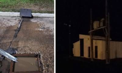 Vandalizaron y robaron cables y elementos de importancia en la estación de bombeo cloacal de la defensa sur.