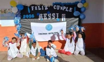 Escuela concordiense homenajeó a Lionel Messi en el día de su cumpleaños con un mensaje especial.