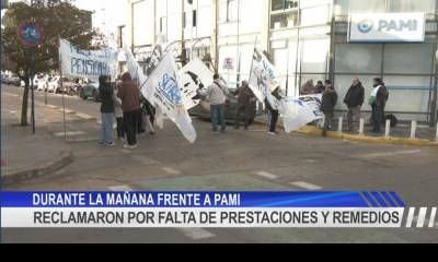 Jubilados y pensionados se movilizaron a la sede local del PAMI