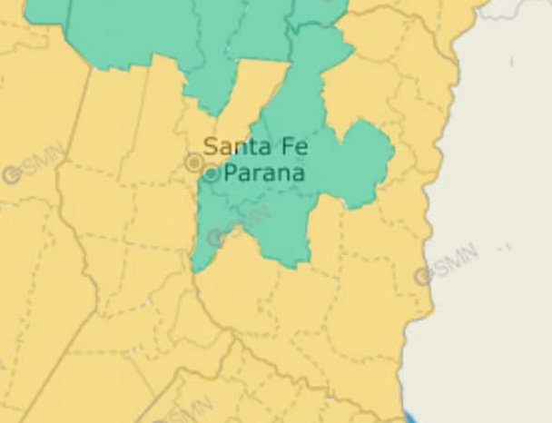 Alerta amarilla por bajas temperaturas en 12 departamentos de la provincia