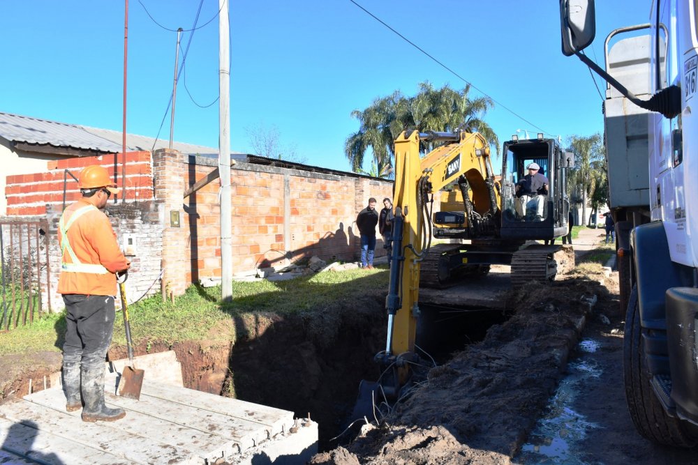 La Municipalidad realiza obras hidraúlicas por más de 600 millones de pesos
