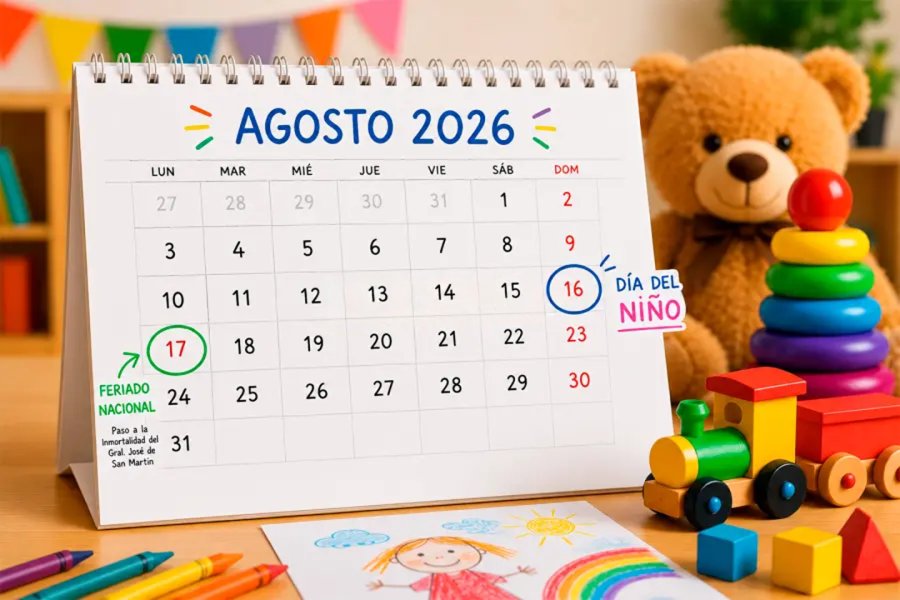 El Día del Niño ya tiene fecha y coincidirá con un fin de semana largo