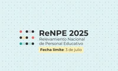 Se extendió hasta el 3 de julio el plazo para completar el Relevamiento Nacional del Personal Educativo