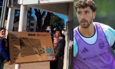 Marcos Senesi cumplió el sueño de unos trabajadores de Concordia con una inesperada sorpresa