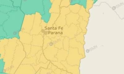 Rige un alerta amarilla por bajas temperaturas en toda la provincia.