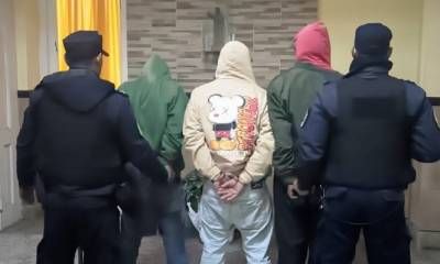 Tres personas detenidas por tenencia de estupefacientes 