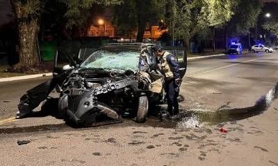 Violento accidente de tránsito durante la madrugada del domingo