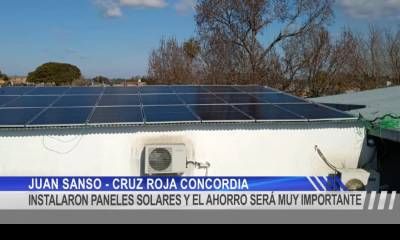La Cruz Roja Concordia instaló paneles solares para reducir costos y fortalecer su labor solidaria