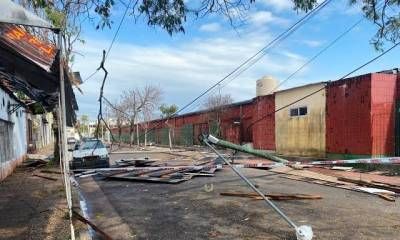 La municipalidad dispuso beneficios fiscales para establecimientos comerciales afectados por el temporal