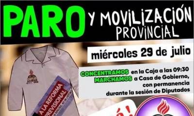 Anunciaron un nuevo paro docente en Entre Ríos