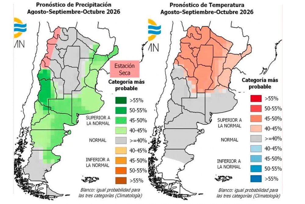 El Niño condicionará el fin del invierno: cómo serán las lluvias y temperaturas hasta octubre y cómo afecta a Entre Ríos