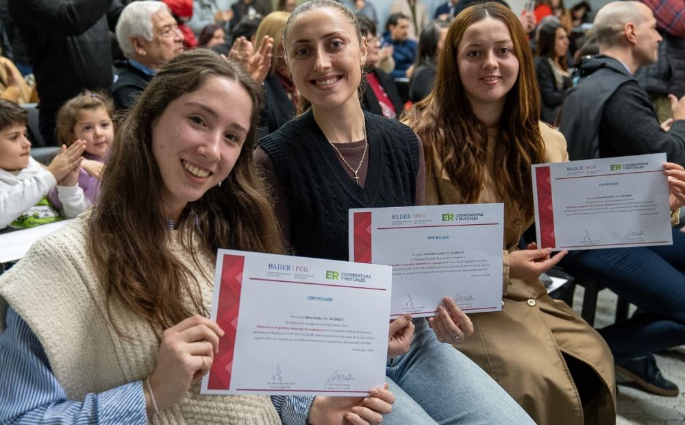 Finalizó una diplomatura en cooperativismo impulsada por el gobierno provincial y la Uader