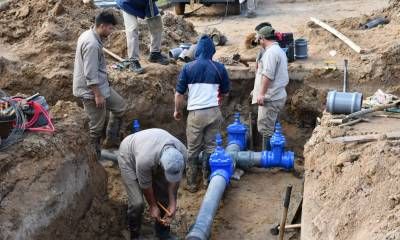 A través del EDOS la Municipalidad ejecuta obras sobre calle La Pampa