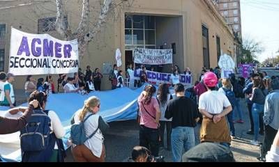 AGMER se movilizó en Concordia y registró un 90% de adhesión al paro docente nacional