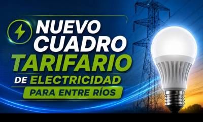El EPRE aprobó un nuevo cuadro tarifario de electricidad para Entre Ríos