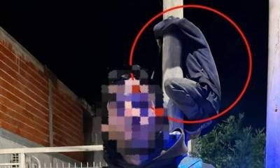Detuvieron a un “hombre araña” por tentativa de robo