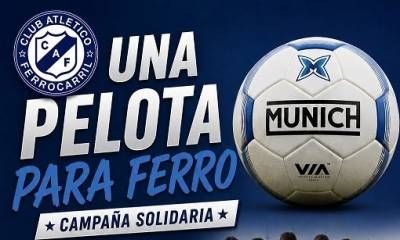 El Club Ferro lanzó una campaña para la compra de pelotas de fútbol