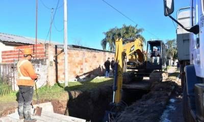 Trabajan en obras en desagües de Concordia antes de la llegada de El Niño