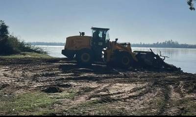 Derrumbaron definitivamente la histórica casona ubicada a orillas del río Uruguay.