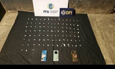 Cinco detenidos y secuestro de cocaína fraccionada para su venta