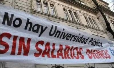 Docentes universitarios anunciaron un paro nacional para el 27 y 28 de agosto