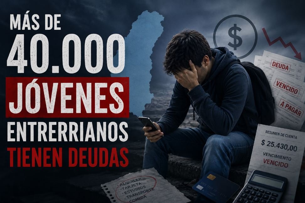 Más de 40.000 jóvenes entrerrianos tienen deudas y la mora juvenil casi cuadruplica a la de los adultos mayores