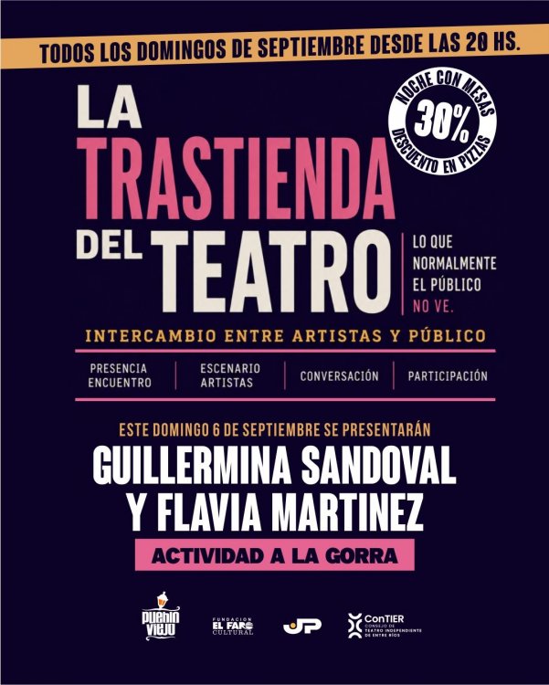 La trastienda del Teatro: el teatro, esta vez, sin el telón.