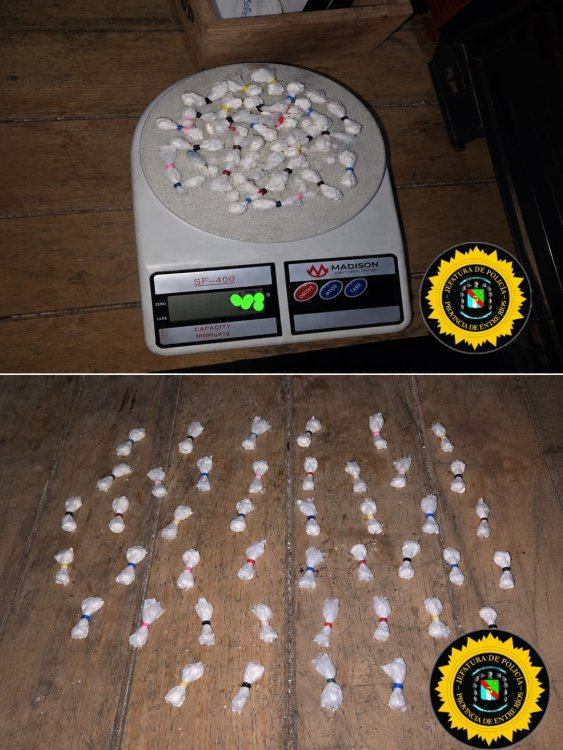 Allanamientos con secuestro de cocaína y recuperación de un teléfono celular sustraído
