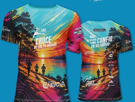 El Cruce de Salto Grande presentó su remera oficial para la edición 2026
