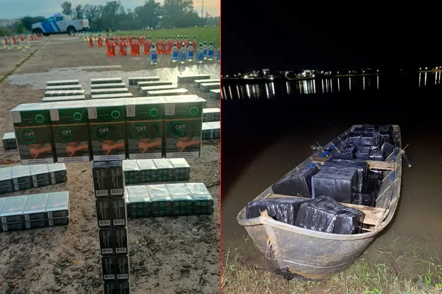Frustraron un contrabando de cigarrillos y bebidas valuado en $13 millones