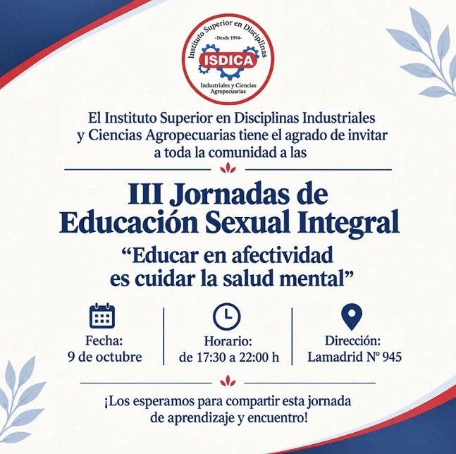 III Jornadas de Educación Sexual Integral en ISDICA Concordia