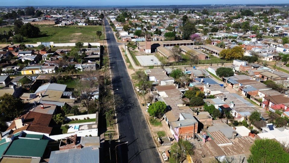 Se inauguró la obra de asfaltado de calles La Pampa y J.J. Valle