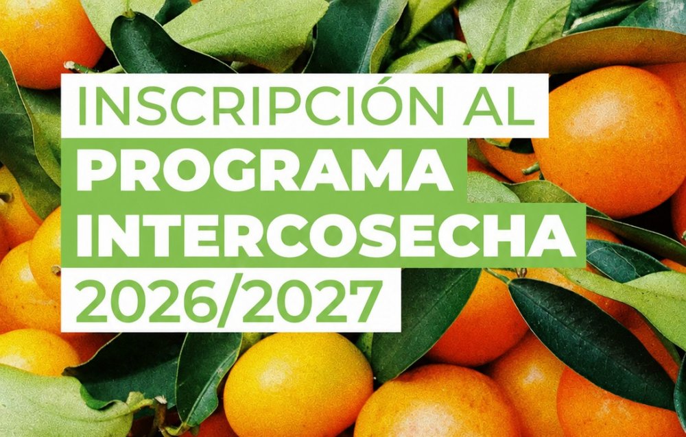 Se abre la inscripción al Programa Intercosecha 2026/2027