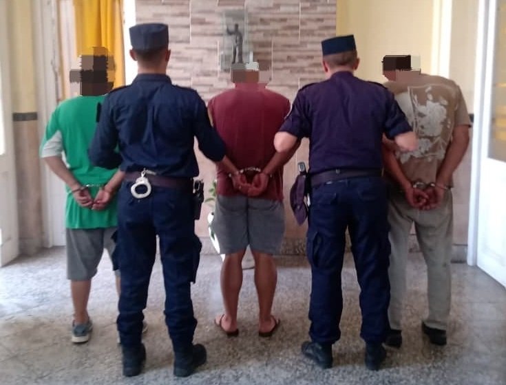 Tres personas fueron detenidas y se recuperaron los elementos robados
