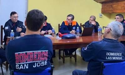 Reunión en el Cuartel de Bomberos Voluntarios de Concordia: acciones y medidas ante la posible llegada del «Fenómeno El Niño»
