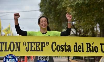 Eduardo Pelichero y Ana Moreno ganaron el duatlón de Los Charrúas