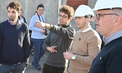 Colello recorrió el hospital Bicentenario y destacó el compromiso de finalizar la obra