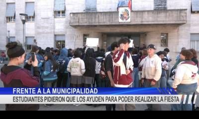 Estudiantes pidieron que los ayuden para poder realizar la fiesta