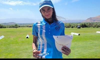 La concordiense Mía Yaya, medalla de bronce en golf por equipos