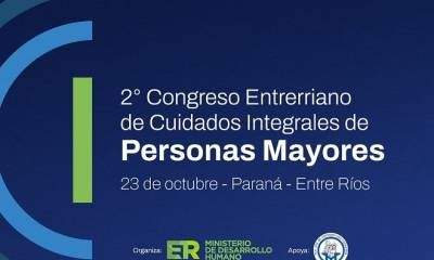 El Gobierno de Entre Ríos convoca a participar del II Congreso de Cuidados Integrales de Personas Mayores