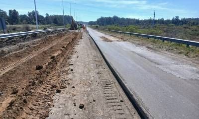 Continúan los trabajos de reasfaltado y puesta en valor de la Ruta Nacional A015 en Concordia